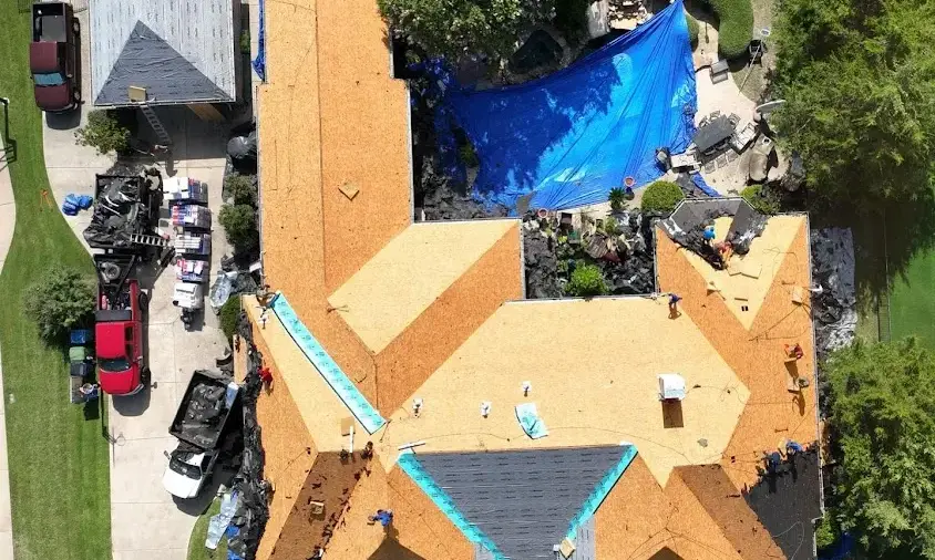 Professional Roof Repair being performed in Lighthouse Point